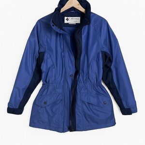 Gizzmo Columbia Women’s M Blue Parka Jacket Outdoor Gorpcore